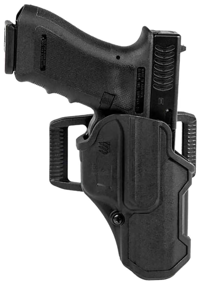 Blackhawk 410700BKR T-Series L2C Non-Light Bearing OWB Black Polymer Belt Slide Compatible w/Glock 17/22/31/34/41/47 Right Hand