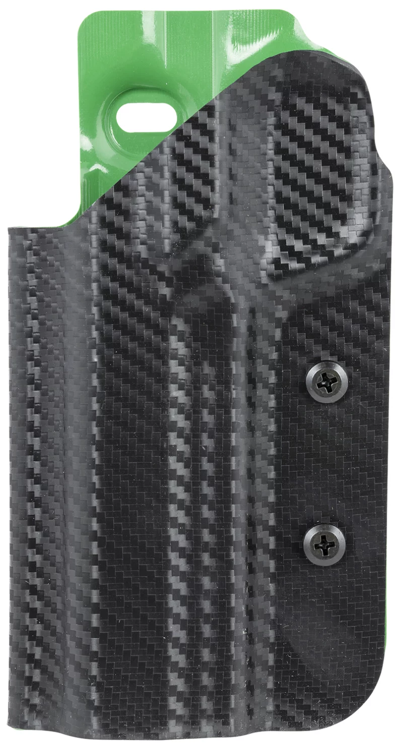 Uncle Mike's 54RNC75BGL Range/Competition Holster OWB Black/Green Boltaron Belt Slide Fits S&W M&P/S&W M&P 2.0/S&W Core/S&W M&P 1.0 Left Hand