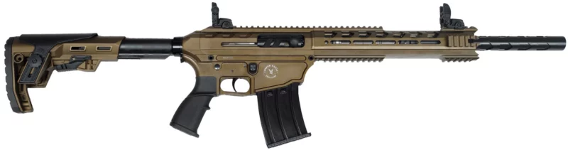 Silver Eagle Arms TACPROB Tac Pro Semi-Auto 12 Gauge 3" 18.50" 5+1 Bronze Cerakote Rec Black Synthetic Stock Right Hand