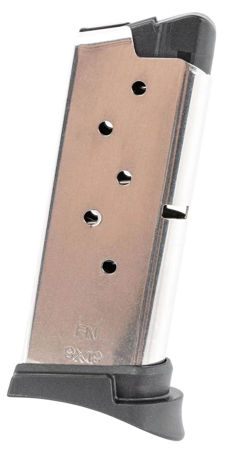 FN 20100262 503 6rd 9mm Luger Stainless/Black