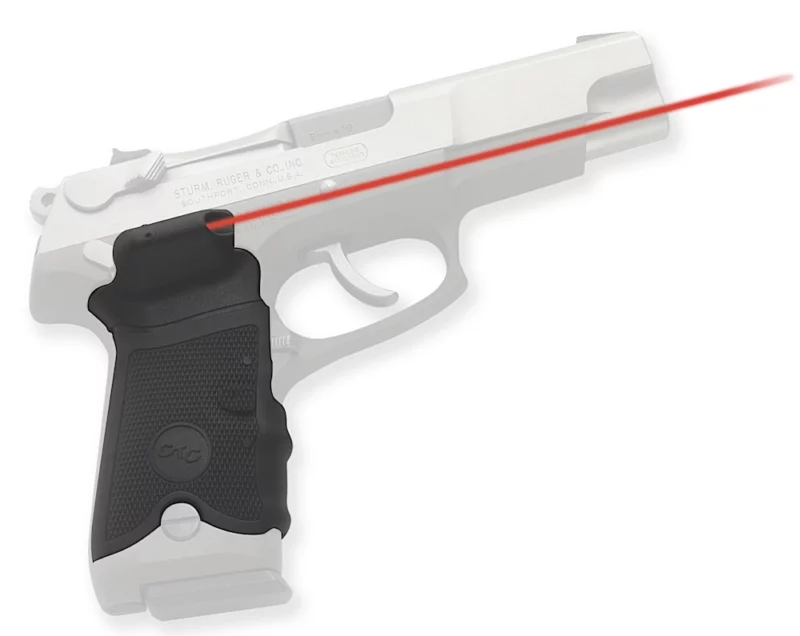 Crimson Trace 011190 LG-389 Lasergrips Black Red Laser Ruger P-Series