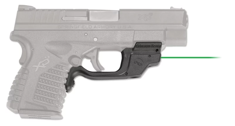 Crimson Trace 01-4720-1 LG-469G Green Laserguard Black Springfield Armory XD-S 3.3 & 4.0