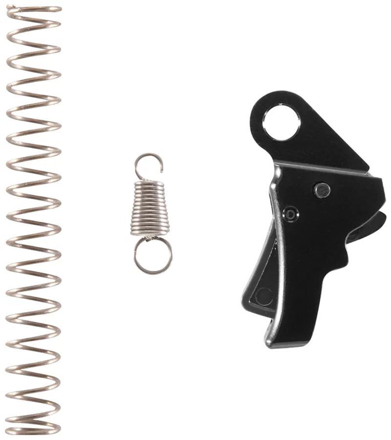 Apex Tactical 115112 Action Enhancement Curved Trigger w/ 5-5.50 lbs Draw Weight & Black Finish for Springfield Hellcat