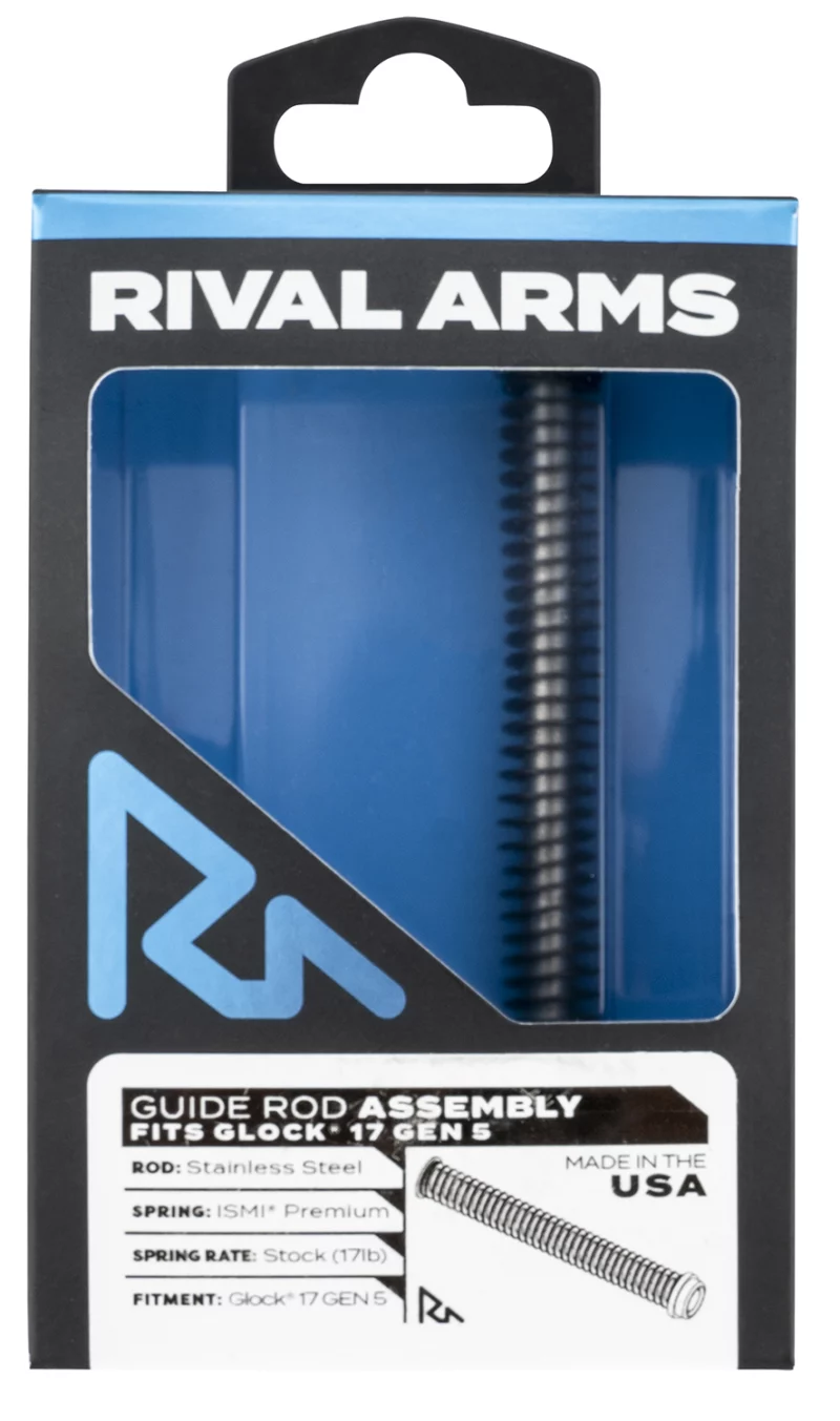 Rival Arms RA50G121S Guide Rod Assembly Silver Stainless Steel for Glock 17 Gen5