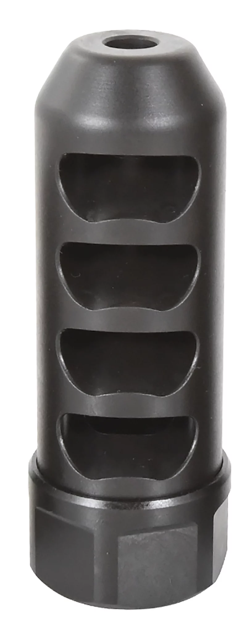 American Precision Arms G2F5838N Gen 2 Fat Bastard Self Timing Brake Black Nitride Stainless Steel with 5/8"-24 tpi Threads, 3.30" OAL & 1.115" Diameter for 338 Cal Rifle