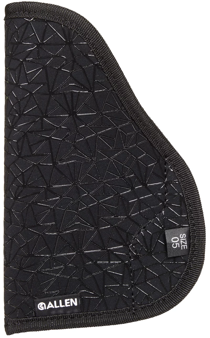 Allen 44905 Spiderweb In-The-Pocket Conceal Carry Holster Size 05 Black Nylon w/Web Grip Pattern, Compatible w/Glock 17/22/29/Springfield XD Ambidextrous