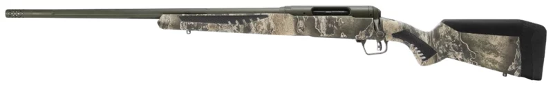 Savage Arms 57757 110 Timberline 30-06 Springfield 4+1 22", OD Green Cerakote, Realtree Excape Fixed AccuStock with AccuFit, Left Hand