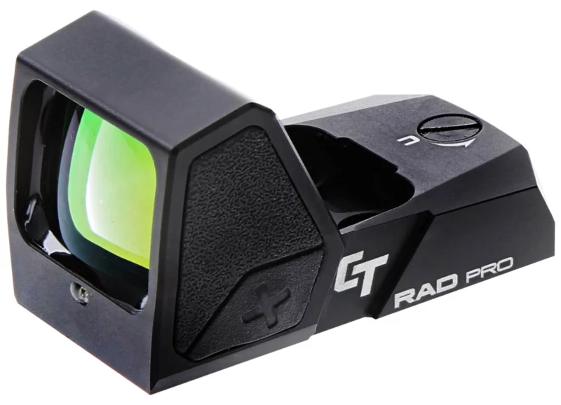 Crimson Trace 0101940 CT RAD Pro Matte Black 1 x 24 mm x 15.5 mm 3 MOA Red Dot