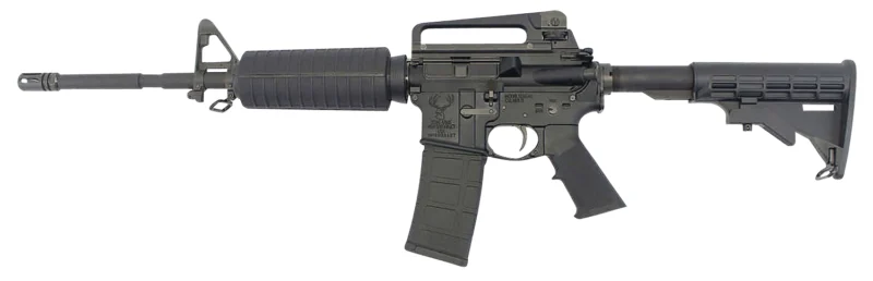 Stag Arms STAG15011111 Stag 15 M4 5.56x45mm NATO 16" 30+1 Black Phosphate Rec Black Mil-Spec 6 Position Stock Black A2 Grip Left Hand Includes A2 Carry Handle