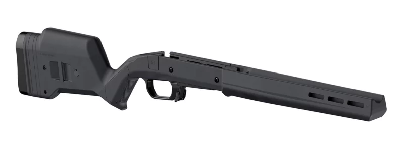 Magpul MAG1069-GRY-RT Hunter 110 Stock Fixed with Aluminum Bedding & Adjustable Comb Gray Synthetic for Savage 110 Short Action Right Hand
