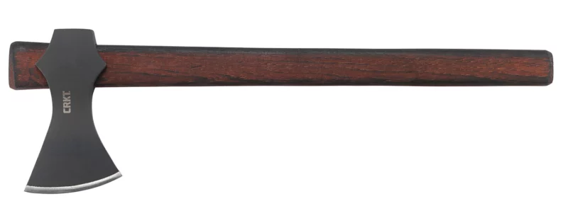 CRKT 2749 Freya 3.46" Blade S55C/1055 Carbon Steel Blade Tennessee Hickory Handle 19" Long Axe w/Hammer