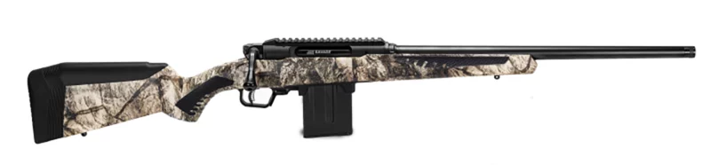 Savage Arms 57660 Impulse Predator 6.5 Creedmoor 10+1 Matte Black 20" Threaded Barrel/Rec, Mossy Oak Terra Gila Fixed AccuStock with AccuFit, Includes Detachable Box Mag
