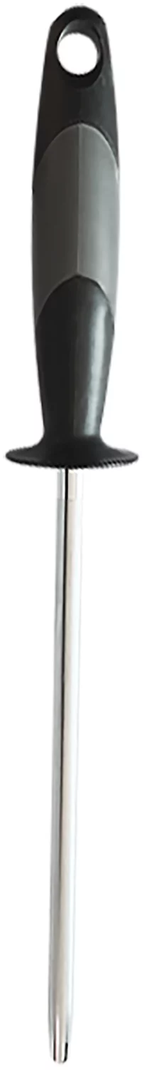 AccuSharp 034C Sharpening Steel 9" Diamond Steel Black Overmolded Rubber Handle Steel