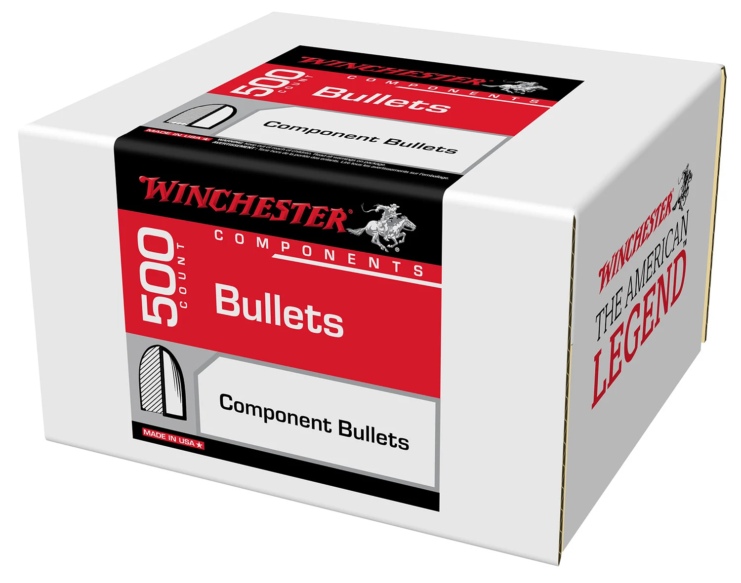 Winchester Ammo WB9JHP115D Centerfire Handgun Reloading 9mm 115gr Jacketed Hollow Point 500 Per Box/4 Case