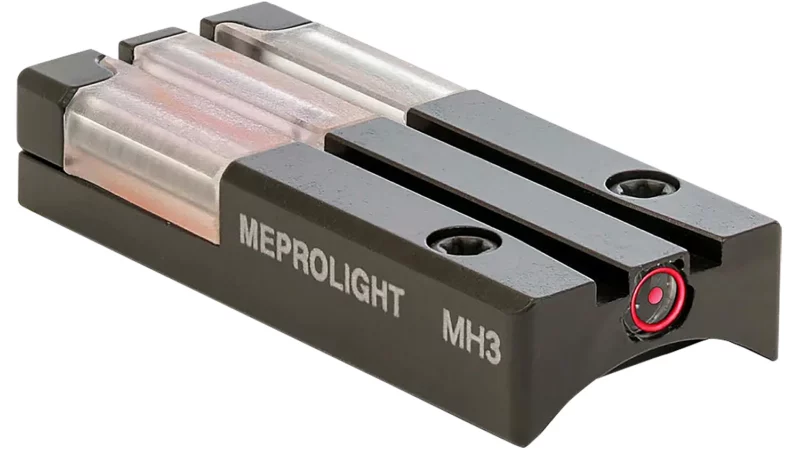 Meprolight USA 631053408 FT Bullseye Rear Sight Red Tritium/Fiber Optic Glock MOS