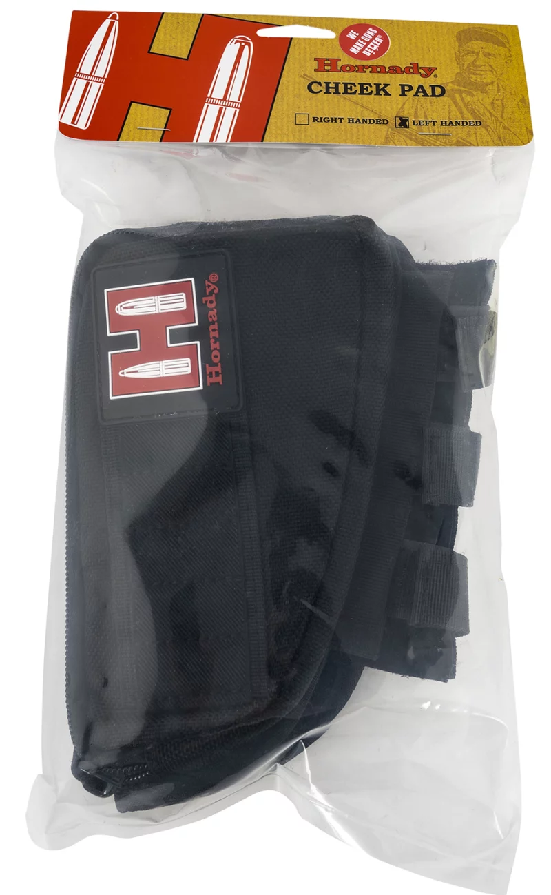 Hornady 99113 Gun Cheek Piece Black Cordura 5rd Rifle Left Hand