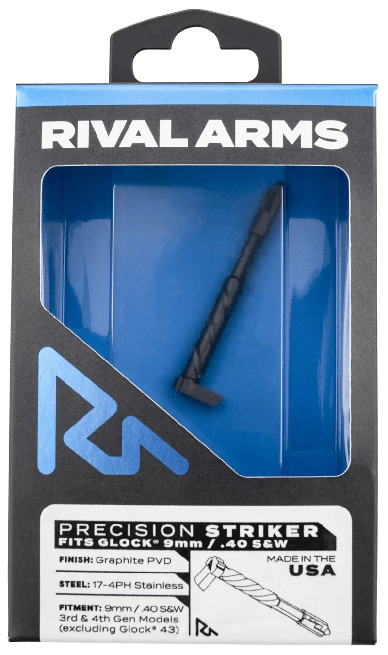 Rival Arms RARA40G001B Precision Striker 9mm/40 S&W Glock Gen3-4 Graphite 17-4 Stainless Steel