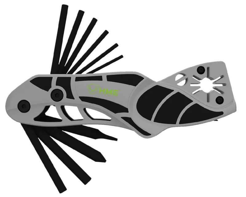 HME HMEATWRBH 14-In-1 Archery Black/Gray Metal Folding