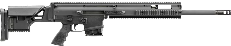 FN 381005422 SCAR 20s NRCH 6.5 Creedmoor 10+1 20" Black Steel Barrel, Black Anodized Picatinny Rail Aluminum Receiver, Black Synthetic Adjustable Stock, Black Hogue Rubber Grip