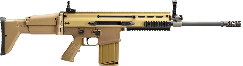 FN 985412 SCAR 17s NRCH 7.62x51mm NATO 16.25" Black Barrel 20+1, Flat Dark Earth Anodized Receiver, Flat Dark Earth Telescoping Side-Folding Stock With Adjustable Cheekpiece, Optics Ready
