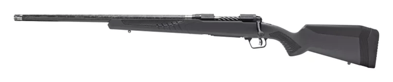 Savage Arms 57719 110 UltraLite 6.5 PRC 2+1 24" Carbon Fiber Wrapped Barrel, Black Melonite Rec, Gray AccuStock with AccuFit, Left Hand