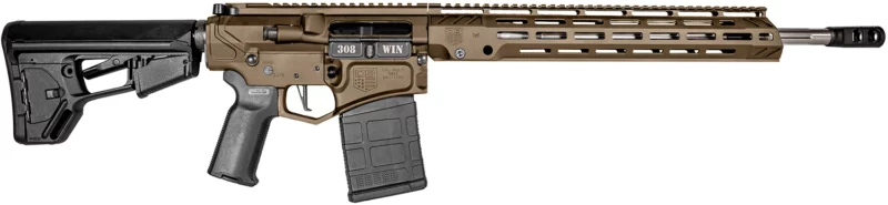 Diamondback DB1059C061 DB10 308 Win 18" 20+1 Flat Dark Earth Adjustable Magpul ACS-L Stock Black Magpul MOE-K2+ Grip 15" M-Lok