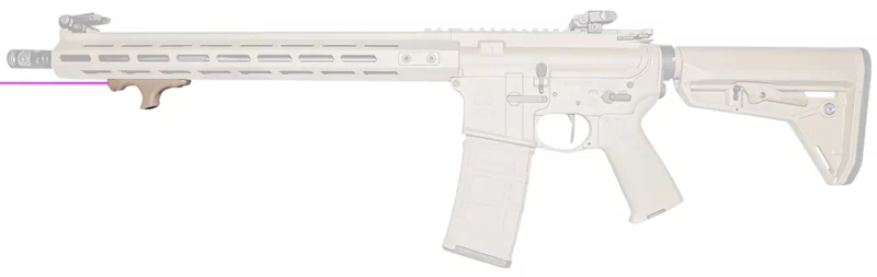 Viridian 9120041 HS1 Flat Dark Earth Polymer Handstop with Infrared Laser for M-Lok