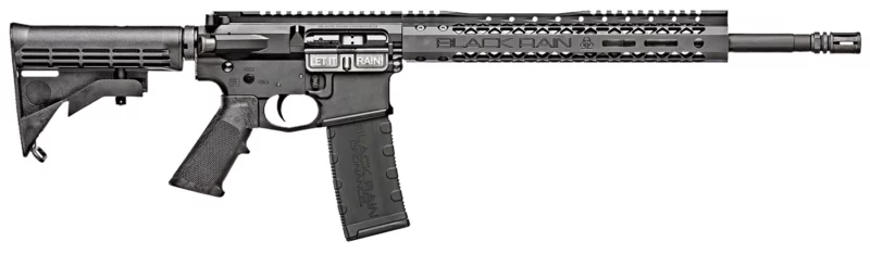 Black Rain Ordnance TYRANT300BLK Tyrant 300 Blackout 16" 30+1 Black Anodized Rec Black Adjustable Stock Black Polymer Grip Right Hand