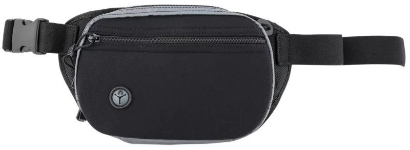 Galco FTPRGBC Fastrax PAC Waistpack Size Compact Black/Gray Neoprene Compatible w/Glock 32/Kahr CW Belt Up to 50" Wide Ambidextrous