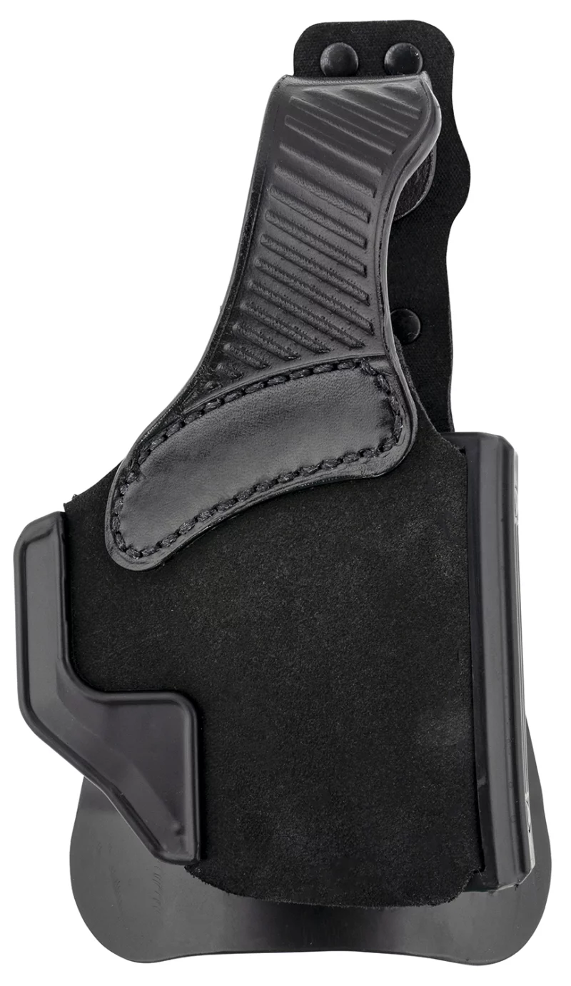 Galco W2800RB Wraith 2.0 OWB Black Leather Compatible w/ Glock 43X/Taurus GX4/Springfield Hellcat Paddle Mount Right Hand
