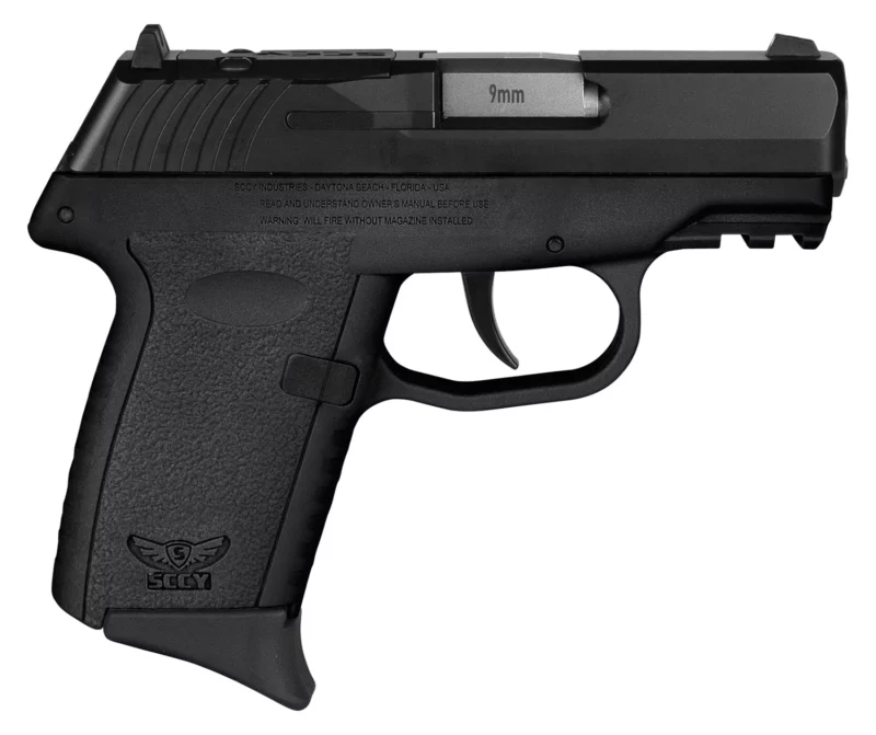 SCCY Industries CPX2CBBKRDRG3 CPX-2 Gen3 RD 9mm Luger 10+1 3.10" Black Polymer w/Picatinny Rail Serrated Black Nitride SS Slide Black Polymer Grip