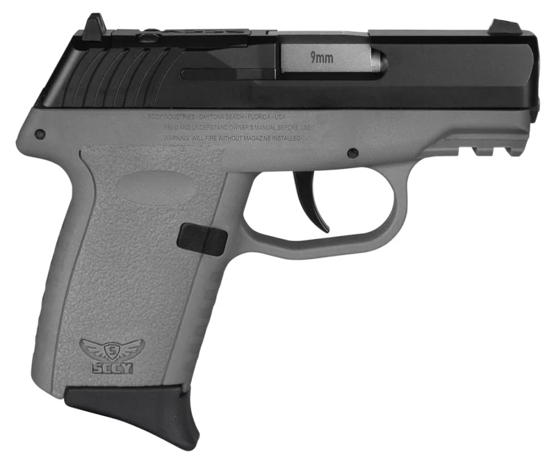 SCCY Industries CPX2CBSGRDRG3 CPX-2 Gen3 RD 9mm Luger 10+1 3.10" Sniper Gray Polymer w/Picatinny Rail Serrated Black Nitride SS Slide Sniper Gray Polymer Grip