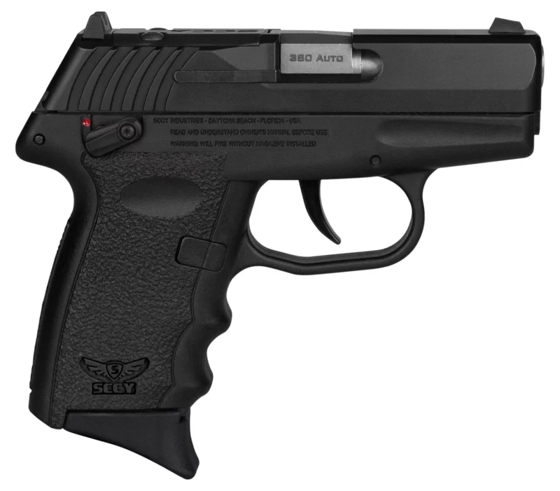 SCCY Industries CPX4CBBKRDRG3 CPX-4 RD 380 ACP 10+1 2.96" Black Polymer/Serrated Black Nitride Stainless Steel Slide/Finger Grooved Black Polymer Grip