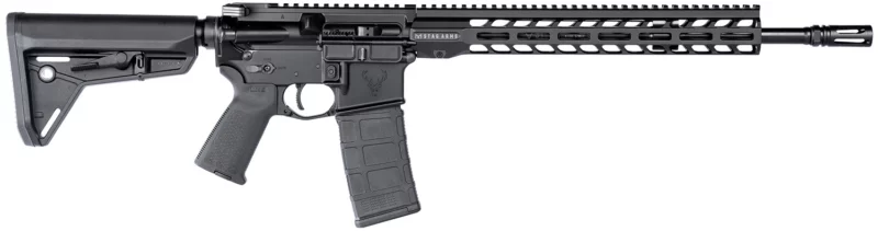 Stag Arms STAG15000142 Stag 15 Tactical 5.56x45mm NATO 16" Barrel, 30+1 Optic Ready, Overall Black, Magpul Stock & MOE Grip Right Hand