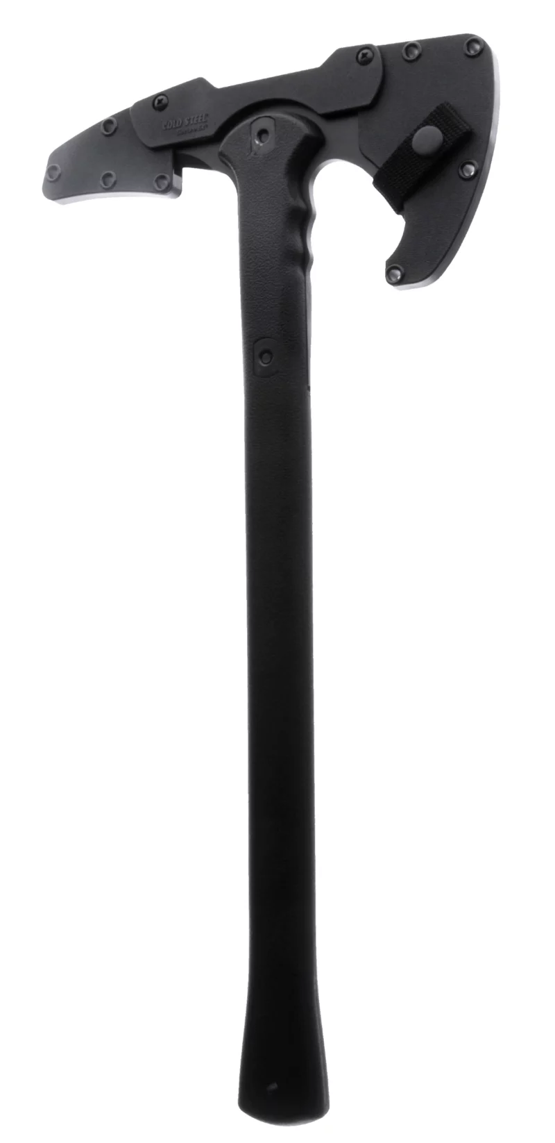 Cold Steel CS90PTWH War Hawk Tomahawk w/Spike Plain 1055 Carbon Steel Blade Black Polypropylene Handle 19"