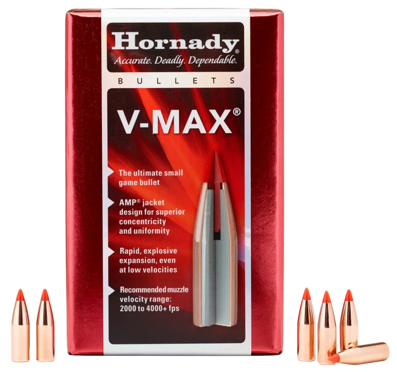 Hornady 22415 V-Max 6mm .243 65 gr V Max 100 Per Box/ 40 Case