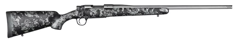Christensen Arms 8010107400 Mesa FFT 6.5 PRC 4+1 20" Threaded Barrel, Tungsten Gray Cerakote, Black with Gray Webbing Stock
