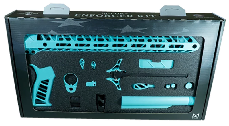 Timber Creek Outdoors TCOEKRE Enforcer Complete Build Kit Robin's Egg Blue for AR-15