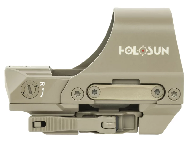 Holosun HS510CFDE 510 Flat Dark Earth 1 x 0.91" x 1.26" 2 MOA Red Dot/65 MOA Circle Multi Reticle