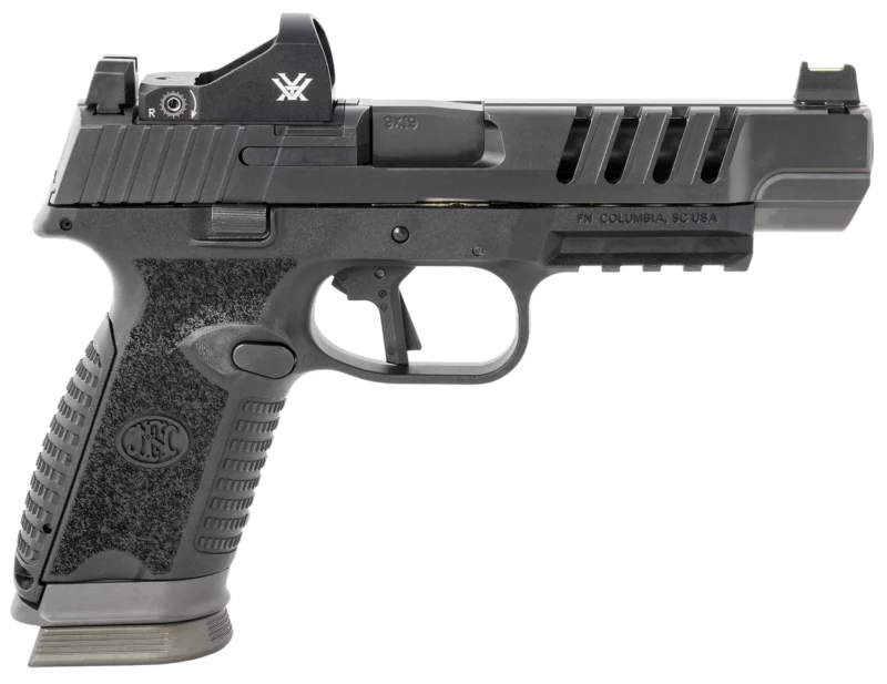 FN 66101462 509 LS Edge 9mm Luger 5" Barrel 17+1, Matte Black Polymer Frame With Mounting Rail, No Manual Safety, Includes Vortex Viper Red Dot