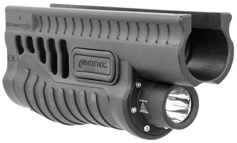 Nightstick SFL11GL Shotgun Forend Light Black 1200 Lumens White LED Green Laser Mossberg 500/590/590A1/Shockwave