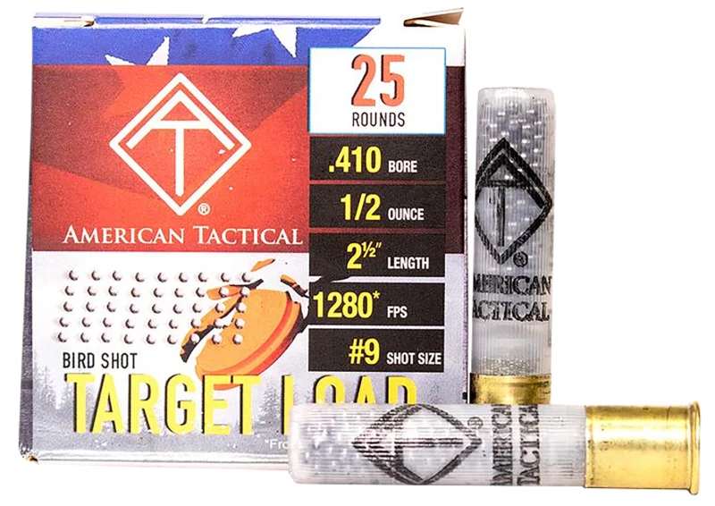 ATI ATIAC4109 Target Load 410Gauge 2.5" 1/2oz 9Shot 20 Per Box/10 Case