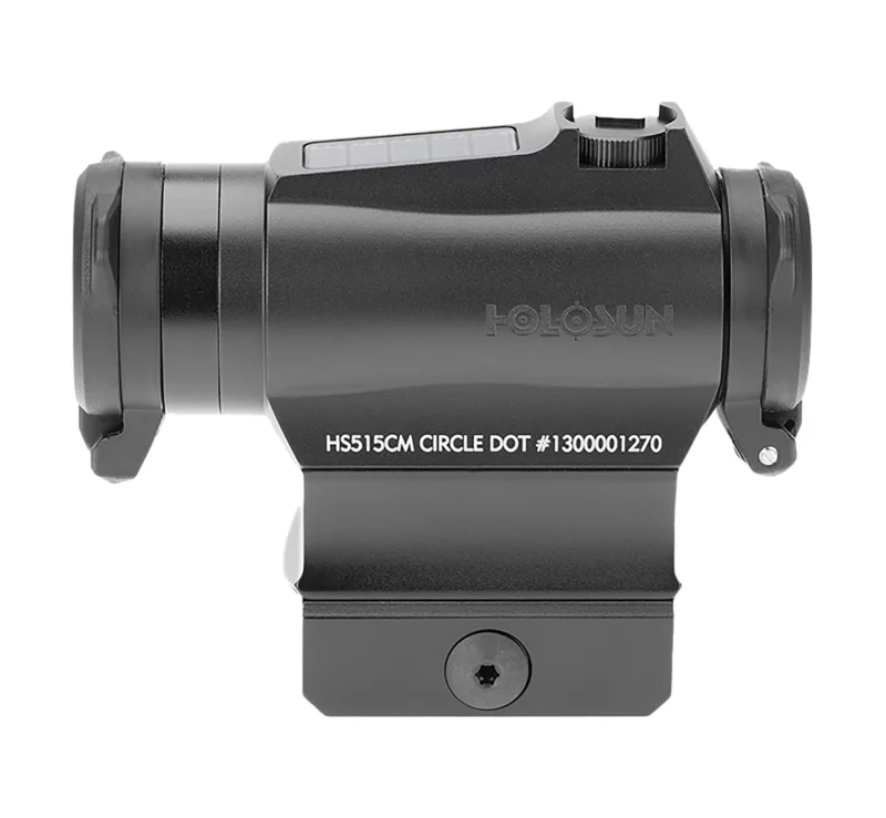 Holosun HS515CM 515 Black Anodized 1 x 20 mm 2 MOA Red Dot/65 MOA Circle Multi Reticle