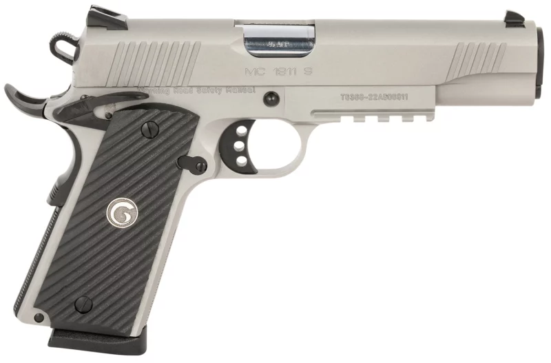 Girsan 390556 MC1911S Government 8+1 5" Black G10 Textured Grips