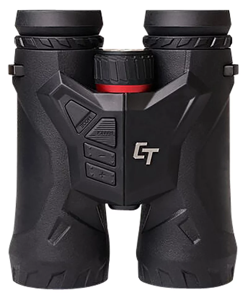 Crimson Trace 013002001 Horizonline 2K Pro Laser Rangefinding 10x42mm Red Illuminated Reticle Black Polymer