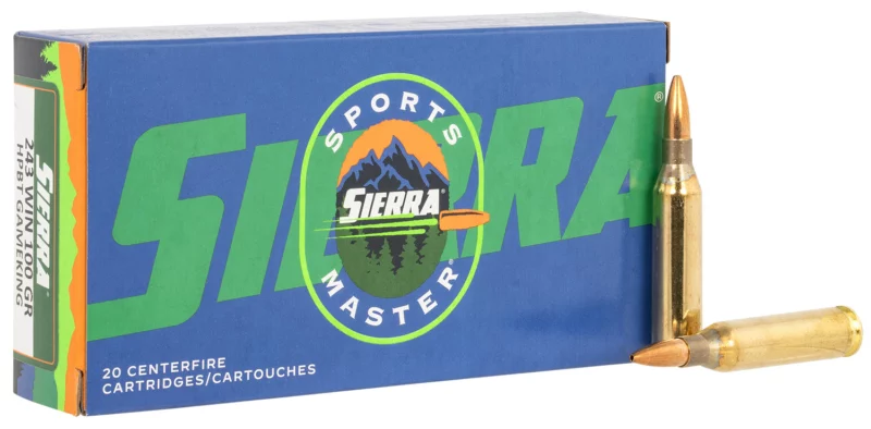 Sierra A156102 Outdoor Master 243Win 100gr Jacketed Hollow Point Sport Master 20/Box