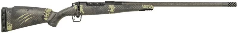 Fierce Firearms ROG300PRC22BF Carbon Rogue Full Size 300 PRC 3+1 22" Carbon Fiber Hand Lapped/Match Grade Threaded Barrel, Black Cerakote Steel Receiver, Forest Camo Fierce Rogue Carbon Fiber Stock