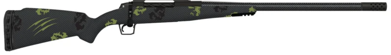 Fierce Firearms TROG65PRC22BF CT Rogue 6.5 PRC 3+1 22" Carbon Fiber Barrel, Black Cerakote Titanium Rec, Forest Camo Rogue Stock