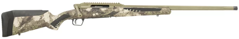 Savage Arms 58025 Impulse Big Game 30-06 Springfield 4+1 22" Threaded, Hazel Green Barrel/Rec, Woodland Camo AccuStock with AccuFit, Includes Detachable Box Mag