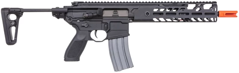 Sig Sauer Airguns AIRPFMCXAEG MCX AEG Battery 6mm 120rd Shot Black Black Receiver Black 3 Position Adjustable Stock